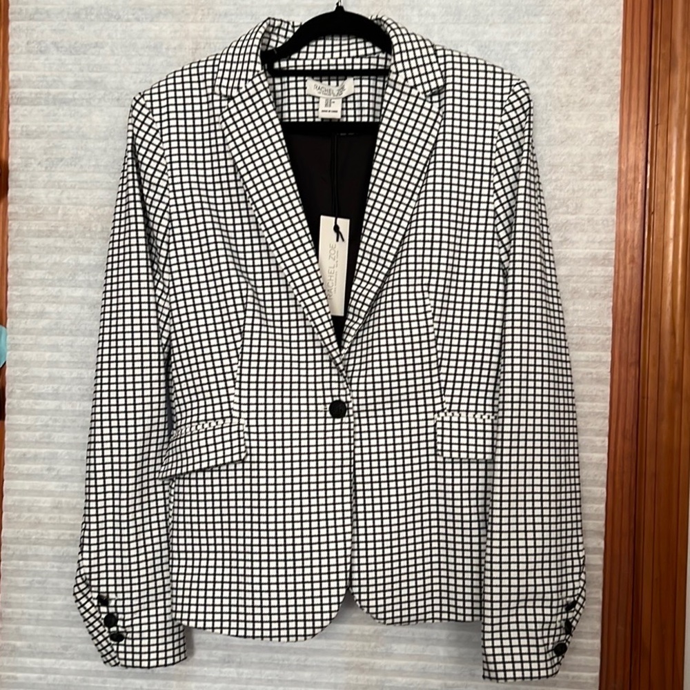 Rachel Zoe Checkered Blazer